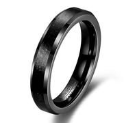 MYNENEY Tungsten Ring 4mm 6mm 8mm Matte Finish Men's Wedding Finger Ring Gold/Silver/Black Signet Ring Men's Comfort Fit 5-12, Tungsten Carbide, Gemstones Free, Tungsten Carbide, No Gemstone