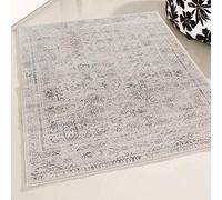 Mynes Home UK Rug Living Room Soft Dense Pile Classic Design In Cream (80 x 150 cm)