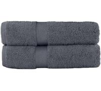 MyNextBeddingLimited 2-Pack Bath Sheet Towel 100% Cotton Jumbo Size 90cm x 170cm Quick Dry Body Wrap Premier Quality Towel 500 (GSM) (Charcoal)