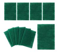 Mynoozi 10 PCS Heavy Duty Scour Pads,Green Scrub Pads,Diamond Sponge Cleaning Cloth,for Dishes, Kitchen Scrubbers & Bathroom