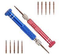 Mynoozi 22-Piece Precision Screwdriver Set, Micro Tiny Eyeglass Repair Kit with 10-in-1 Multifunctional Tools for Glasses, Watches, Jewelry, Mobile Phones & Electronics