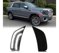Mynoway Smoked Lens LED Side Marker Lamp Compatible with 2021-2024 Yukon/Yukon Denali/Yukon XL/Tahoe/Escalade/Suburban/Escalade ESV Driver Passenger Sidemarkers Lamp White Front Turn Singal Lights