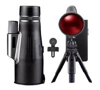 MyNvy monocular telescope monocular pocket telescope 12X56 High-Power High-Definition Professional Monocular Telescope with Diopter Adjustment(Color:2)