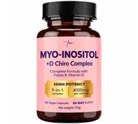 Myo-Inositol & D-Chiro 4100MG Vegan Capsules, Metabolic Function,