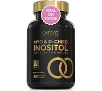 Myo-Inositol PCOS Supplement for Women | Made in The UK | High Strength Myo Inositol D Chiro Inositol Tablets with Folic Acid | Menopause Supplements | Pregnancy Vitamins for Women | 90 Capsules