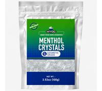 MYOC Menthol Crystals - (3.52 oz / 100g) Cosmetic Grade L-Menthol for Scalp Serums, Cooling Gels & DIY Formulations