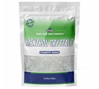 MYOC Menthol Crystals | Pure Cosmetic Grade for Skincare, Balms, Soaps, Lip Care, Aromatherapy & DIY Formulations - 115g / 4 Oz