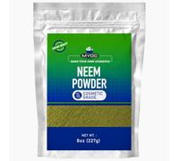 MYOC Neem Leaf Powder - Cosmetic Grade (8 oz / 227g) Azadirachta Indica for Hair Masks, Face Masks & DIY Formulations