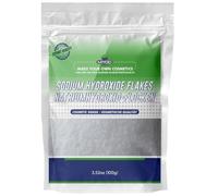 MYOC Sodium Hydroxide Flakes - Cosmetic Grade Lye for Soap Making & DIY Formulations - 3.53oz (100g)