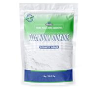 MYOC Titanium Dioxide | Cosmetic Grade White Pigment for DIY Skincare, Makeup & Soaps - 1 Kg / 35.27 Oz