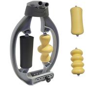 myogaga Tennis Elbow Relief & Pain Relief Forearm Roller with Three Replaceable Massage Rollers for Tissue and arm Massager(Comes with 3 Massage Rollers)