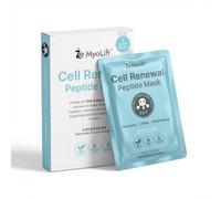 MYOLIFT Cell Renewal Peptide Mask(EGF)- 100% Vegan, Bio-Cellulose FaceMask for CellRenewal, Skin Firming, Hydrating & Brightening-with Niacinamide, Hyaluronic Acid& EGF|Korean Skincare Sheet Mask (5)