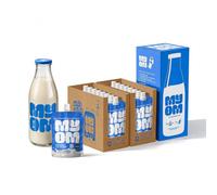 MYOM Big Value Bundle - Oat Milk-Free Premix & 950ml Bottle - Makes 16L | Big Value Bundle, 16L Oat Milk-Free Premix, 950ml Glass Bottle, Vegan & Dairy Free