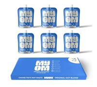 MYOM - Oat Milk Drink - Makes 3 Litres - 6 Pouches x 65g - Vegan Plant Based with Vitamin D3, Vitamin B12 and Iodine - Low Sugar, Great Taste Oat - Dairy Free Plant-Based Milk