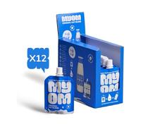 MYOM - Oat Milk Drink Premix - Makes 6 Litres - 12 Pouches x 65g - Vegan Plant Based Oat Drink with Vitamin D3, Vitamin B12 and Iodine - Low Sugar - Dairy Free Plant-Based Milk
