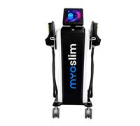 Myoslim 5 Handle EMS RF Body Sculpt Equipment, 6500W HI-EMT Electromagnetic Body Shaping Machine with 10.4 Inch Touch Screen, Professional Salon Beauty Device for Body Contouring
