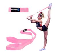 Myosource Kinetic Bands Cheerleading Flexibility Stunt Strap - Improve Stretching and Perfect Stunts for Cheer, Dance, and Gymnastics - Available in 12 Colors (Blush Pink)