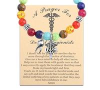 MYOSPARK Dentist Gift RDH Gift Registered Dental Hygienist Bracelet Dental Hygienist Prayer Gift Dentist Graduation Gifts for Dental Student (UK RDH Dental BR)