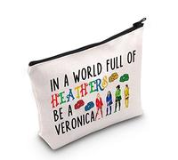 MYOSPARK Heather Musical Inspired Makeup Bag - Broadway Musical Gift in 'Heathers' Be A Veronica Travel Toiletry Bag with Theatre Lover Gift (UK Be A Veron Bag)