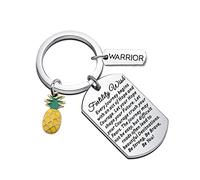 MYOSPARK IVF Pineapple Fertility Keychain, Fertility Wish Gift for Infertility Mom, TTC Gift, Yellow