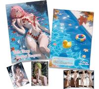 MyOuch 1 piece /1 envelope，143mm*210mm，Collectible Cards，Dream Lover，Charming Figure Waifu Card，Goddess Story，Erogenous Girl Cards.