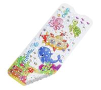 Myouhuo Non Slip Bath Mat for Tub, 100 x 40cm Extra Long Shower Mat Anti Mould, Machine Washable Bathroom Bathtub Mat with Suction Cups and Drain Holes, Soft on Feet, Clear