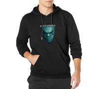 MYOUIMAI Disturbed The Sickness Hoodies Long Sleeve Pullover Loose Mens Hoody Men Sweatershirt Size M Black