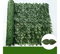 MYOYAY Artificial Ivy Leaf Green Hedge Roll 1m x 3m Screening Panels On Roll Privacy Garden Fence Decorative Artificial Ivy Fence Screen UV Fade Protected for Gardens, Balcony and Terraces