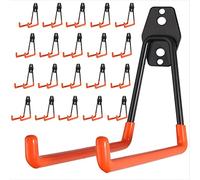 MYOYAY Garage Hooks, 20 Pack Heavy Duty Steel Garage Storage Hooks Tool Hangers for Garage Wall Mount Utility Garage Hooks and Hangers for Organizing Power Tools, Ladder, Bikes, Bulk Items