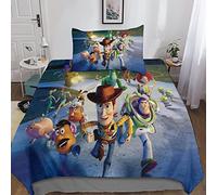 MYPALL Toy Story 3D for Adults And Kids Print Duvet Cover Bedding Sets with Zipper Quilt Bed Covers Soft Microfiber Bedspread Cover Single（135x200cm）