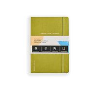 myPAPERCLIP Activity Series Dream-Plan-Achieve Journal Notebook Featuring Monthly Habit Tracker, Monthly Affirmation Page, Fun Games & Puzzles Medium, Plan, 144 Pages, Olive Green, Pack of 1