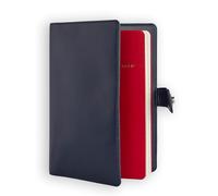 myPAPERCLIP Classic Edition - Italin Vegan Leather Organiser | Fits A5 Notebook | Magnetic Strap Closure, Card Holder & Memo Pocket | Includes A5 Notebook | Refillable