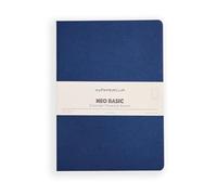 myPAPERCLIP NeoBasic B5 Plain Notebook | 160 Pages, 80 GSM, 250 GSM Soft Cover, B5 (6.93 x 9.84 in) | Blue