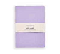 myPAPERCLIP NeoBasic B5 Plain Notebook | 160 Pages, 80 GSM, 250 GSM Soft Cover, B5 (6.93 x 9.84 in) | Purple
