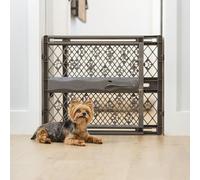 MYPET North States Paws 40" Portable Pet Gate: Expands & Locks in Place with no Tools. Pressure Mount. Fits 26"- 40" Wide (23" Tall, Fieldstone), 8874