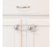 MYPET North States Safety Paws Grip & Glide Cabinet Locks | Works on Side-by-Side cabinets (3-Pack, Gray)