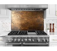 Myphotostation 120x48cm Bronze Panel Abstract Glass Splashback Tempered Glass Backsplash, Glass Backguards Stove Wall Protector, Cutting Board, Cooker Wall Panel, Stove Back Cover