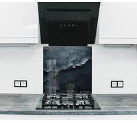 Myphotostation 76x70cm Obsidian Rifts Glass Splashback for stove Tempered Glass Backsplash, Glass Backguards For Kitchen Stove, Cutting Board, Cooker Wall Panel, Stove Back Cover