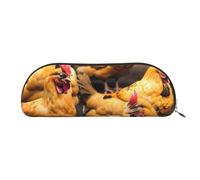 MyPiky A Brood Of Chickens Print Receive Bag Makeup Bag Cosmetic Bags Travel Storage Bag Toiletry Receive Bags Pencil Case Pencil Bag, A Brood Of Chickens, One Size