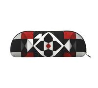 MyPiky Abstract Geometric Pattern Print Receive Bag Makeup Bag Cosmetic Bags Travel Storage Bag Toiletry Receive Bags Pencil Case Pencil Bag, Abstract Geometric Pattern, One Size