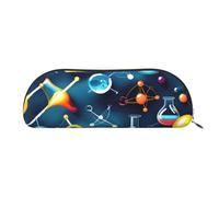 MyPiky Abstract Science Chemistry Print Receive Bag Makeup Bag Cosmetic Bags Travel Storage Bag Toiletry Receive Bags Pencil Case Pencil Bag, Abstract Science Chemistry, One Size