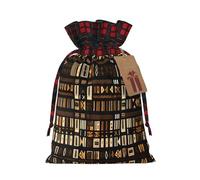 MyPiky African Mud Cloth Tribal Print Drawstring Christmas Gift Bags Gift Wrap Bags Candy Storage Bag Reusable 4.7x6.9 Inch Party
