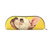 MyPiky Animal Dog French Bulldog Print Receive Bag Makeup Bag Cosmetic Bags Travel Storage Bag Toiletry Receive Bags Pencil Case Pencil Bag, Animal Dog French Bulldog, One Size