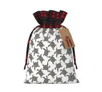 MyPiky Animals Sea Turtles Print Christmas Drawstring Gift Bags,Drawstring Bag,Xmas Christmas Bags Party Storage Bags Reusable