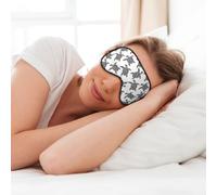MyPiky Animals Sea Turtles Print Soft Eye Mask for Sleep Mask Sleep Eye Mask for Women Men Sleeping Sleeping Travel, Black