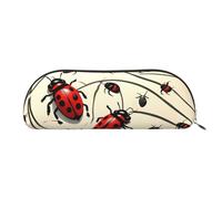 MyPiky Art Ladybug Print Receive Bag Makeup Bag Cosmetic Bags Travel Storage Bag Toiletry Receive Bags Pencil Case Pencil Bag, Art Ladybug, One Size