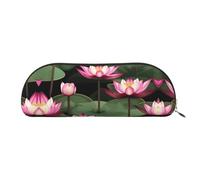 MyPiky Asian Lotu’s Flower Print Receive Bag Makeup Bag Cosmetic Bags Travel Storage Bag Toiletry Receive Bags Pencil Case Pencil Bag, Asian Lotuâ€s Flower, One Size
