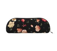MyPiky Autumn Beautiful Floral Print Receive Bag Makeup Bag Cosmetic Bags Travel Storage Bag Toiletry Receive Bags Pencil Case Pencil Bag, Autumn Beautiful Floral, One Size