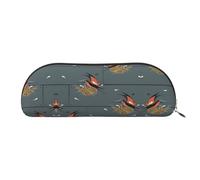 MyPiky Barn Swallow In Graphite Print Receive Bag Makeup Bag Cosmetic Bags Travel Storage Bag Toiletry Receive Bags Pencil Case Pencil Bag, Barn Swallow In Graphite, One Size