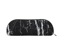 MyPiky Black And White Marble Print Receive Bag Makeup Bag Cosmetic Bags Travel Storage Bag Toiletry Receive Bags Pencil Case Pencil Bag, Black And White Marble, One Size